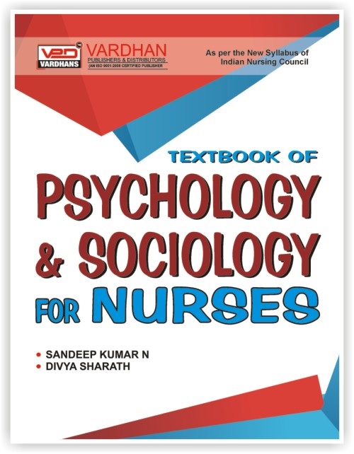 Vardhan Textbook Of Pyschology & Sociology For Nurses By Sandeep Kumar N, Divya Sarath Latest Edition
