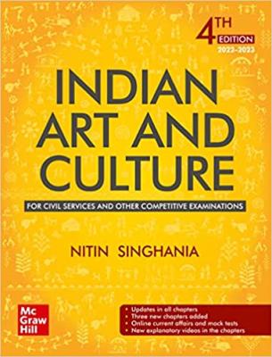 MC Graw Hill Indian Art And Culture By Nitin Singhaniya Latest Edition