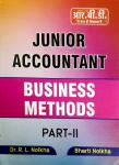 RBD Junior Accountant Business Methods Part-2 By Dr. R.L. Nolkha and Dr. Bharti Nolkha Latest Edition