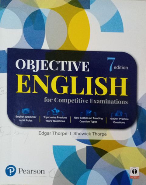 Pearson Objective English By Edgar Thorpe Showick Thorpe For All Competitive Exam Latest Edition