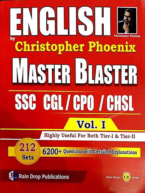 English By Christopher Phoenix Master Blaster SSC CGL CPO CHSL Vol-1 By Christopher Phonix For All Competitive Exam Latest Edition