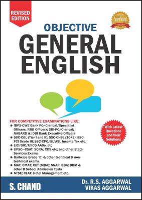 S Chand Objective General English For All Competitive Exams By Dr. R.S Agarwal And Vikas Agarwal Latest Edition