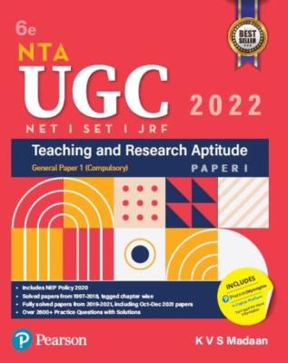 Pearson NTA UGC Net Paper-1 (H) 5th Edition KVS Madaan And Anshu Bala Madaan Latest Edition (Free Shipping)