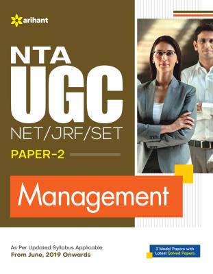 Arihant NTA UGC Net Management Paper-2 By Bharti Sharma & Bhavna Chopra Latest Edition