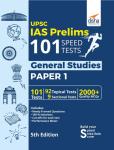 Disha UPSC IAS Prelims 101 Speed Tests for General Studies Paper 1 - 5th Edition Latest Edition