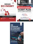 Disha 03 Books Combo Set Indian Economy Smart Study Kit For UPSC CSE And State PSC Prelim And Main Exams Latest Edition