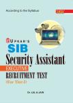 Upkar SIB Security Assistant (Executive) Recruitment Test (For Tier-I) Exam Latest Edition