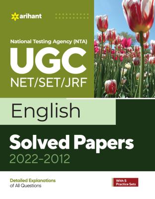 Arihant National Testing Agency UGC NET/SET/JRF English Solved Papers 2022-2012 By Oliva Roy And Manukriti Latest Edition (Free Shipping)