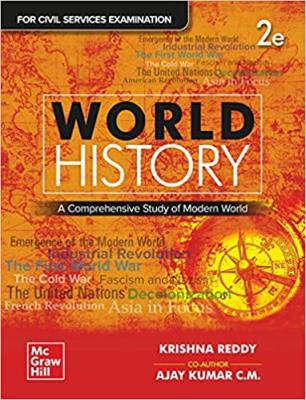 Mc Graw Hill World History By Late Krishna Reddy And Ajay Kumar C.M For UPSC And Civil Service Exam Latest Edition