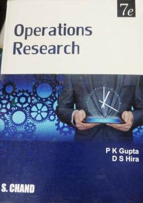 S Chand Operations Research By P.K Gupta And D.S Hira For All Competitive Exam Latest Edition