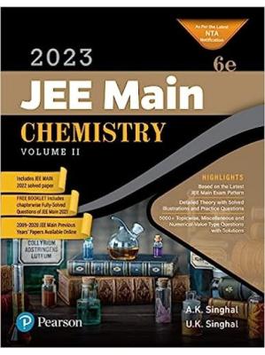 Pearson JEE Main Chemistry Volume 2 Includes Chapter-Wise fully Solved Questions For All Sets of JEE Main Exam Latest Edition