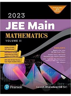 Pearson JEE Main Mathematics Volume 2 JEE Main Solved Papers Based on Latest JEE Main Exam Latest Edition