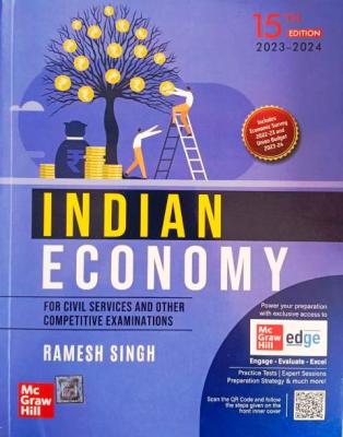 Mc Graw Hill Indian Economy By Ramesh Singh For UPSC And Civil Services Exam Latest Edition