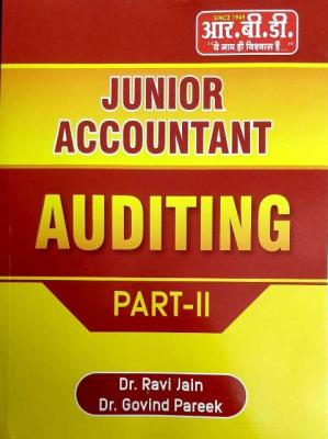 RBD Auditing By Dr. Ravi Jain and Dr. Govind Pareek For RPSC Junior Accountant Exam Latest Edition