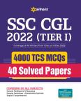Arihant SSC CGL 2022 (TIER 1) 4000 TCS MCQs 40 Solved Papers Latest Edition