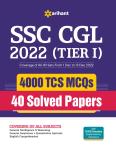 Arihant SSC CGL 2022 (TIER 1) 4000 TCS MCQs 40 Solved Papers Latest Edition