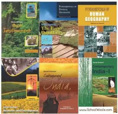 NCERT Geography Books Set Class 6 To 12th 06 Books Combo Set Latest Edition