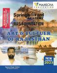 Mahecha Springboard Academy RAS Foundation Hand Written Note Art And Culture Of Rajasthan By Rajveer Singh In English Medium Latest Edition