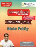 Mahecha Springboard Academy RAS PRE, PSI Hand Written Note State Polity English Medium Latest Edition